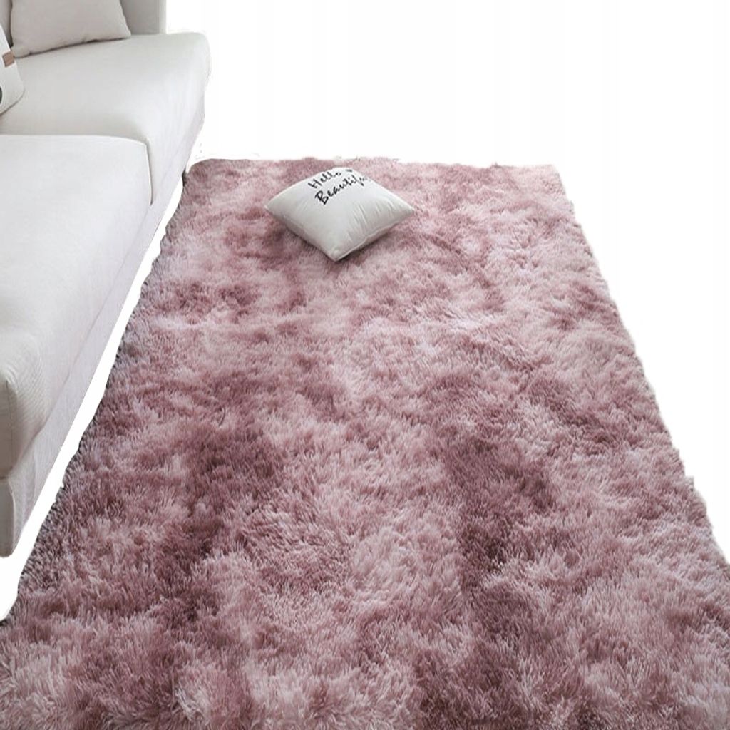 Weicher Teppich, Plüsch, Rosa, Baumwolle, Suer Weich Produktbild 