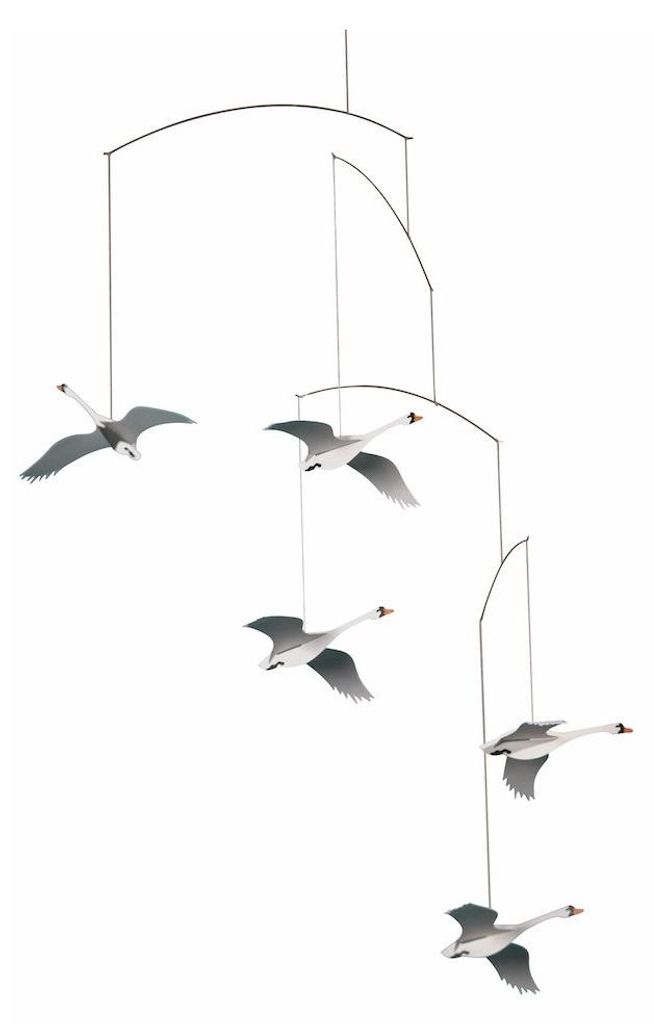 Flensted Mobiles Cigno scandinavo mobile Immagine del prodotto 