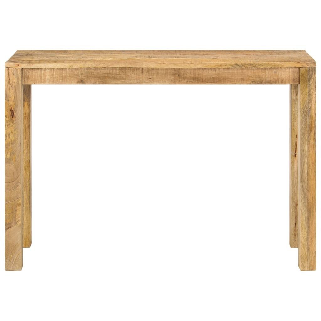 Tavolo consolle 110x35x76 cm Legno di mango grezzo Immagine del prodotto 