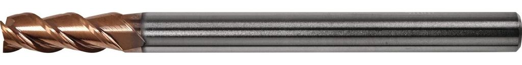 Schaftfräser TypN D.2mm Einsatz-L.6mm VHM TiSiN 45Grad HA