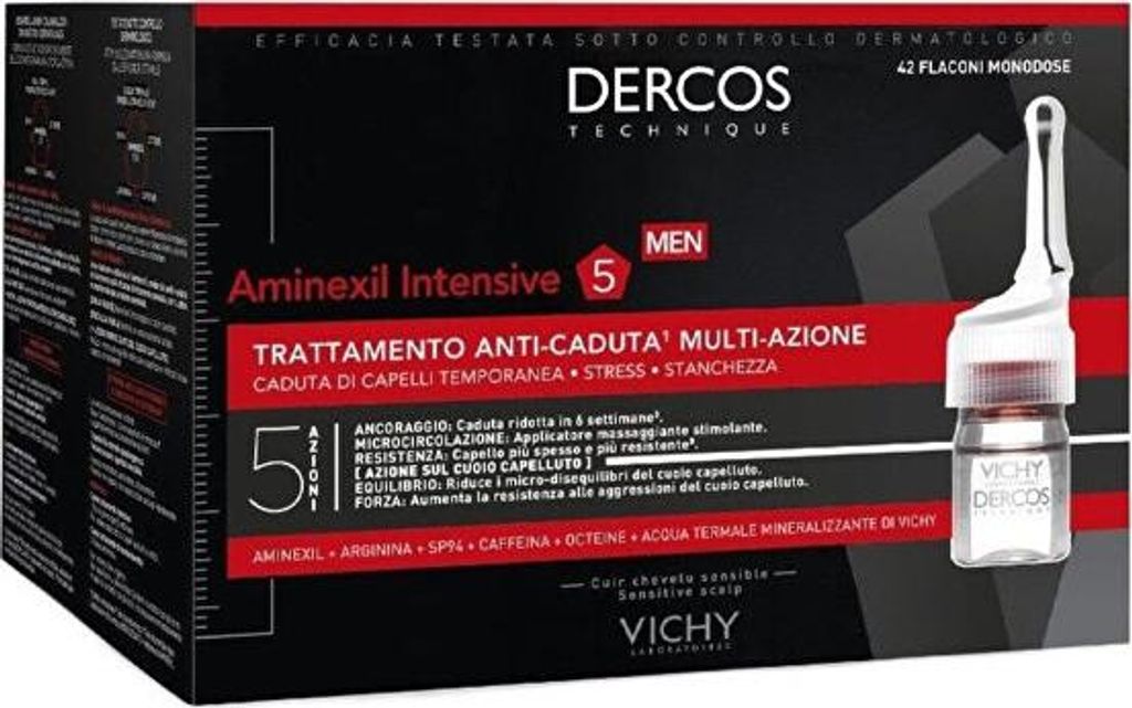 Anti-Haarausfall-Behandlung Dercos Aminexil Clinical 5 42 Stück