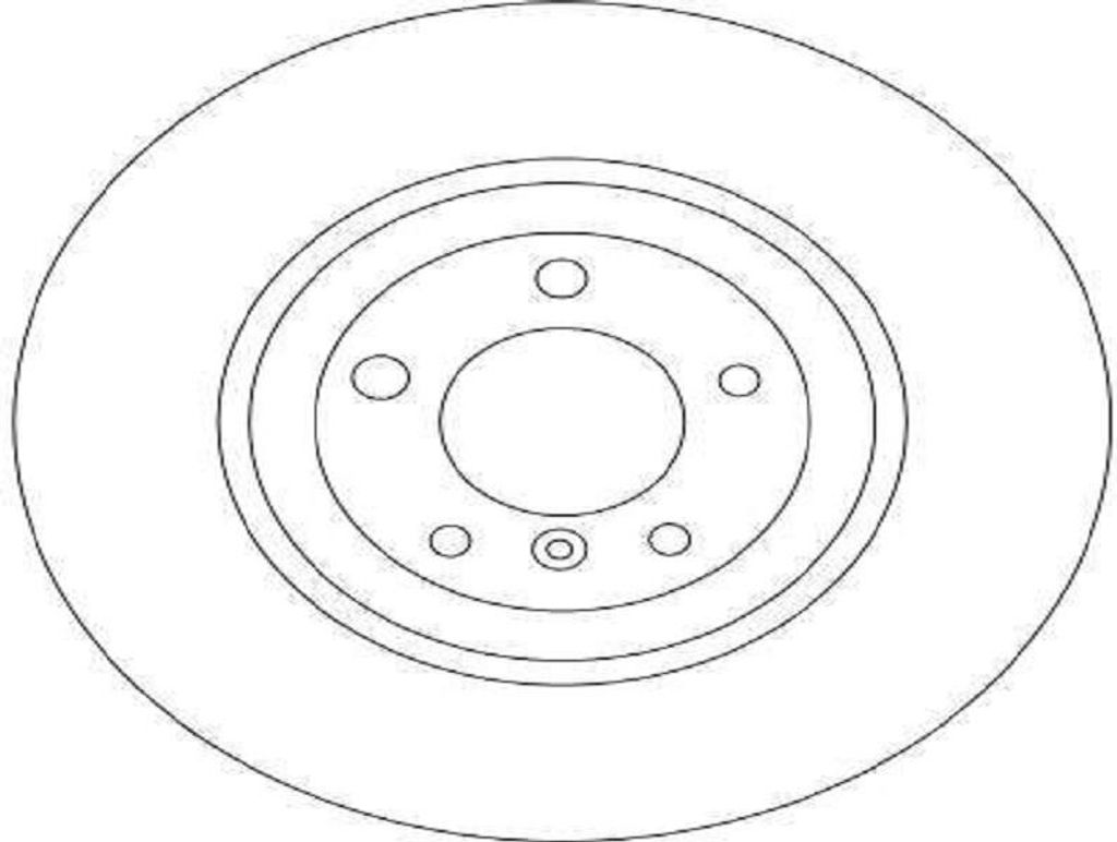 TRW Bremsscheiben (2 Stück) Vorderachse DF4350S