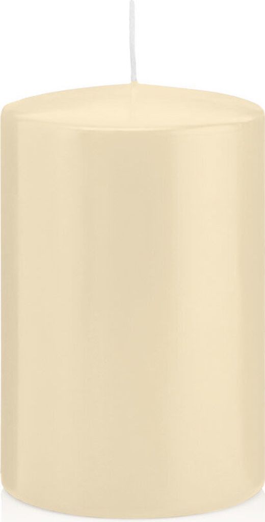 Kerzen Bisquit, Stumpenkerzen Bisquit 15 x 9,8 cm (H x Ø), 6 Stück, Wiedemann Kerzen, Markenkerzen Germany in RAL Qualität