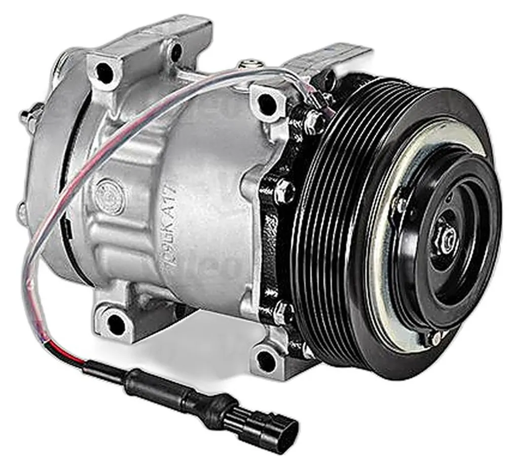 Compresseur de climatisation DAF 130mm Valeo avec huile PAG