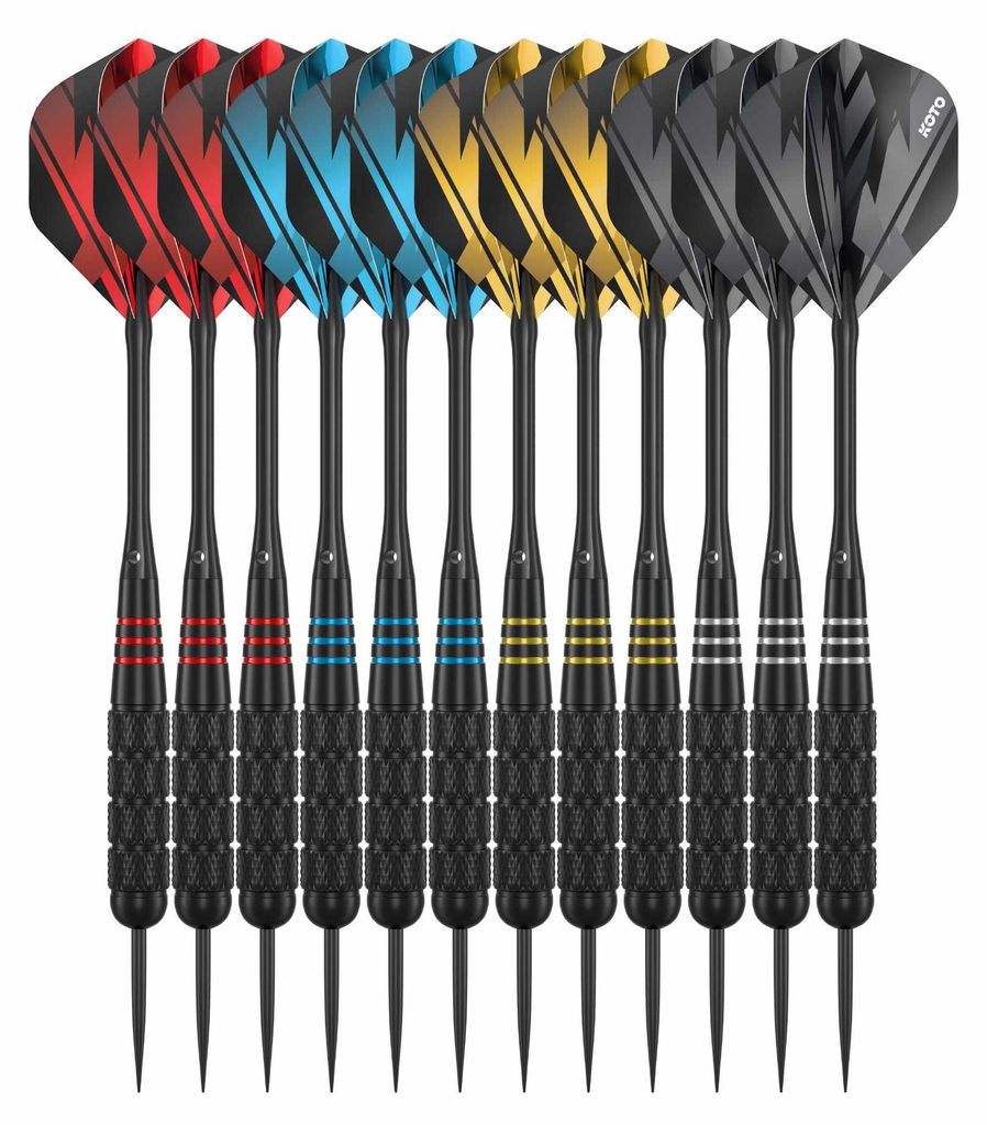 KOTO - Messing Multi Set Dartpfeile, Inkl. 4 Sets Schwarze Produktbild 