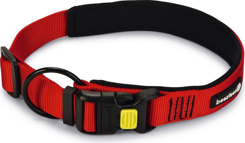 Beeztees Parinca Premium - Hundehalsband - Nylon - rot - 60-65 cm x 30