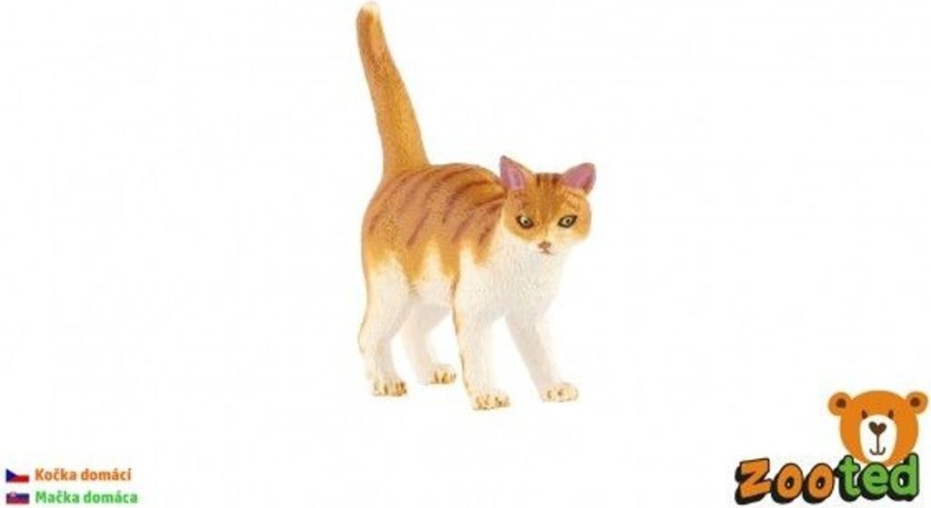Katze Haustier zooted Kunststoff 6cm in Tasche
