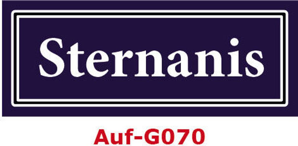 50 Stück Gewürzaufkleber Sternanis 40x16mm Gewürzetiketten Sticker Lebensmittel (Auf-G070)