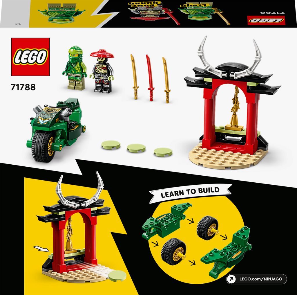 LEGO 71788 NINJAGO Lloyds Ninja-Motorrad, Spielzeug für Produktbild 8