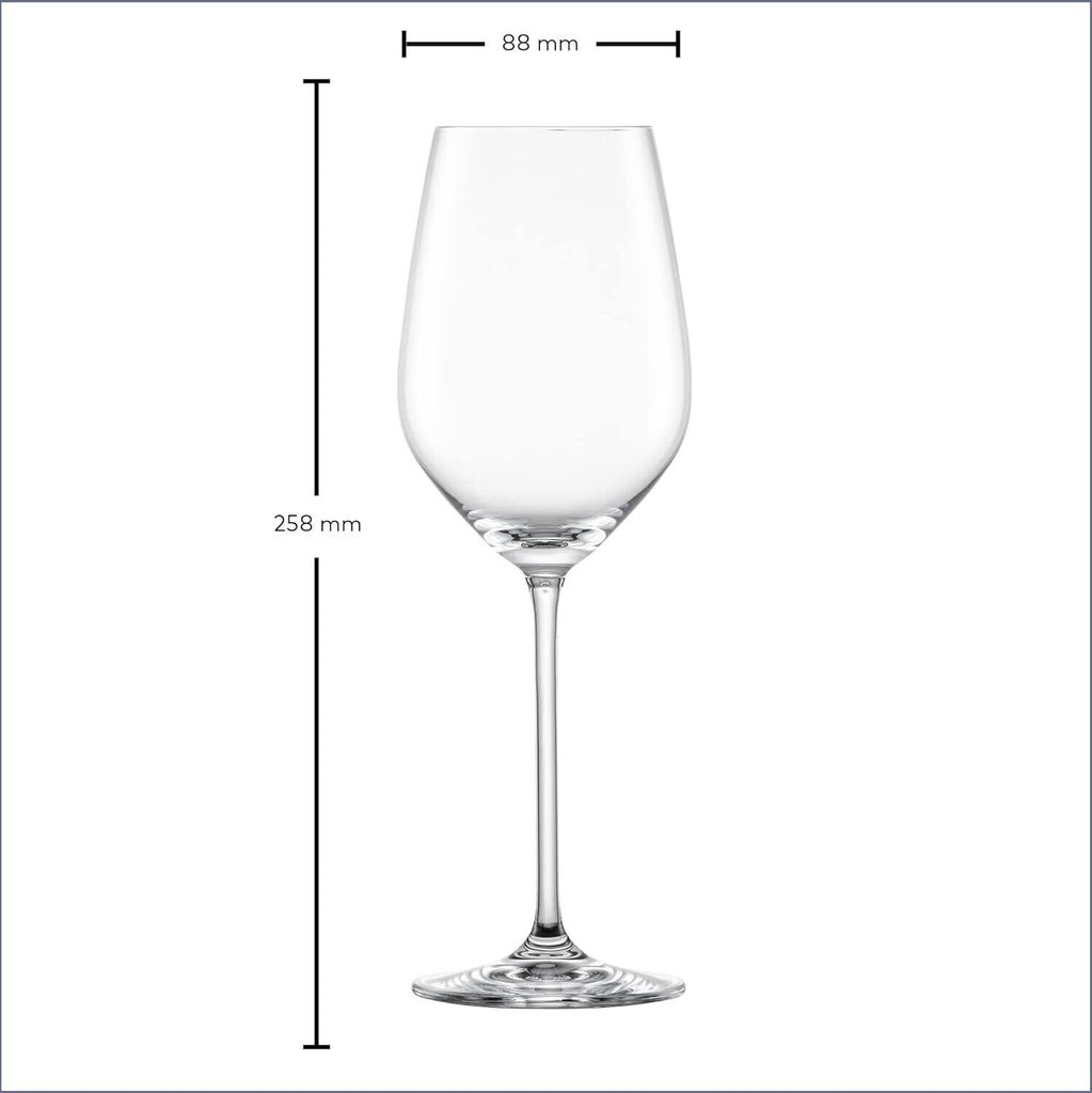 SCHOTT ZWIESEL WASSER/ROTWEIN FORTISSIMO  4 Stück 123681 Image du produit 