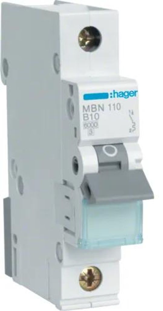 MBN110E Disjoncteur B 10A 1P 1M 6KA Image du produit 