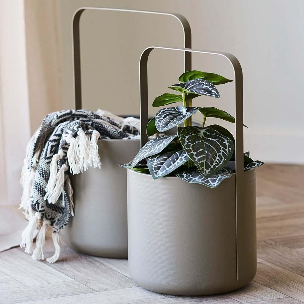 House Collection Blumentopf Set Alva Braun – 2 Stück