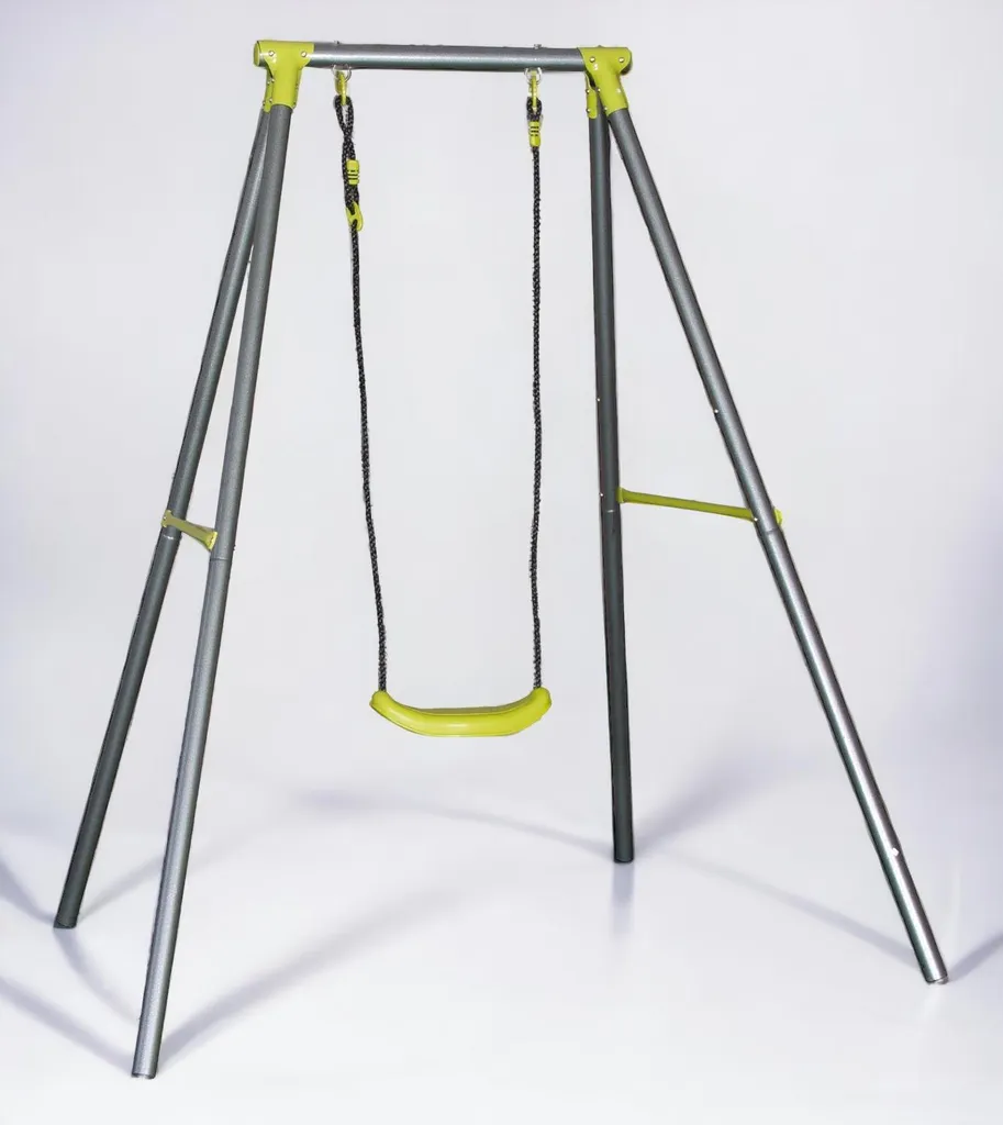 Balançoire de jardin adulte et enfant 1 place Allegra Free Acier