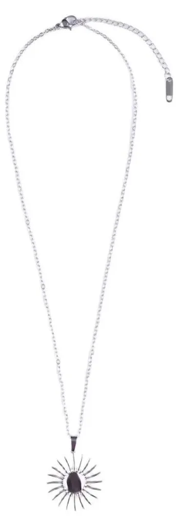 Sautoir argenté pour femme Kassira Silver : bijou élégant et moderne