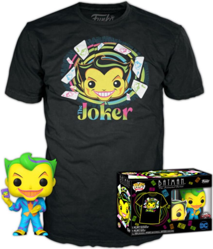 Funko POP! Tees Batman Joker Glow 370 figurka+T-shirt XL