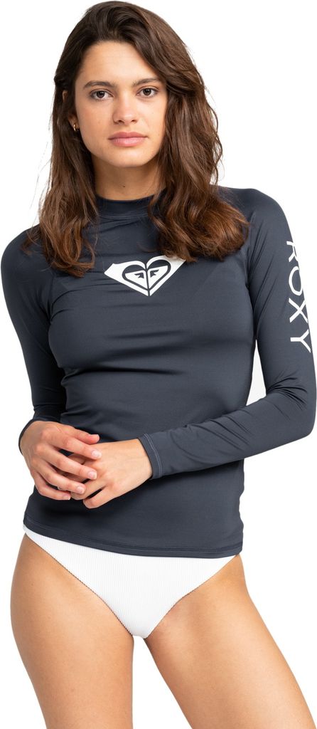 Roxy UV Shirt Whole Hearted Elasthan Longsleeve Mood Indigo : S Größe: S