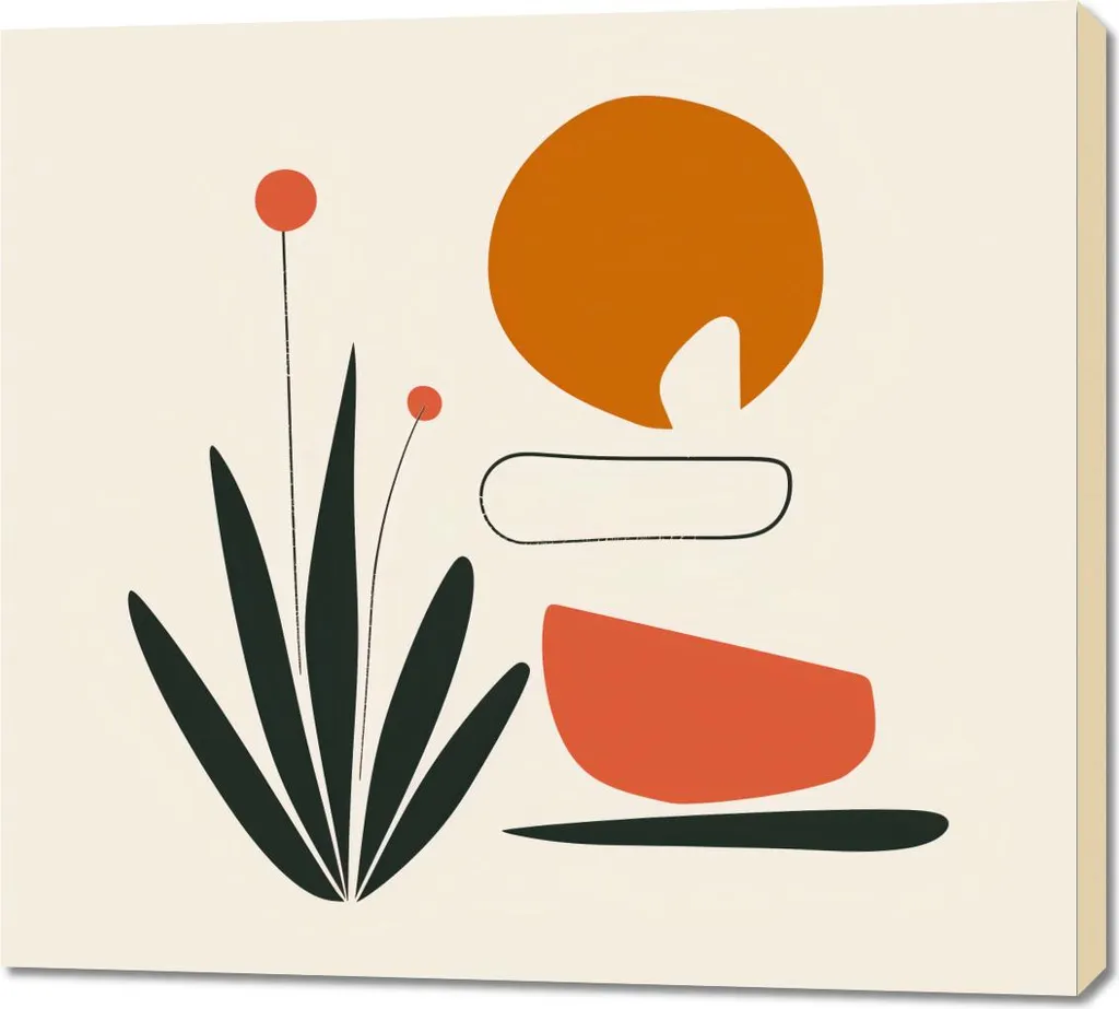 Quadro Moderno Zen 100x90 cm Astratto - Calma e Relax per Pareti