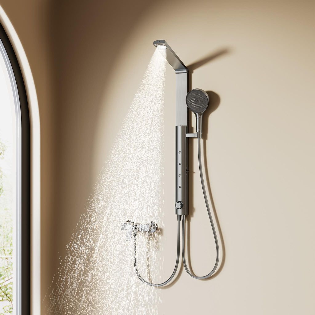 HOROW RainFlexi S1 Regendusche Set. Massage doucheset Productafbeelding 