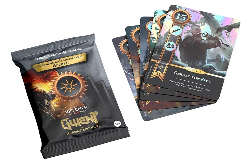 Carte Gwent Foil Eroi delle ballate Nilfgaard, 10 carte Immagine del prodotto 