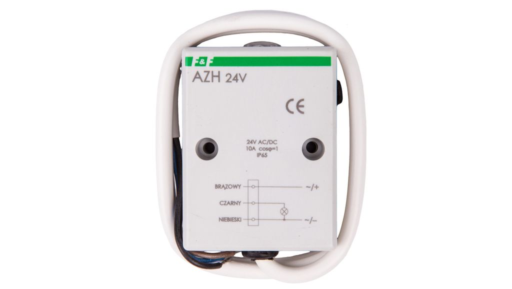 Dämmerungsautomat 24V 2-1000lx IP65 Gehäuse F&F AZH-24V Produktbild 