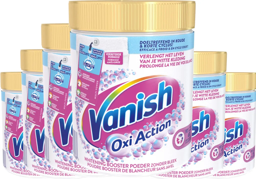 Vanish Oxi Action Poudre Détachante Blanc Pack Économique 6kg 198 Lavages