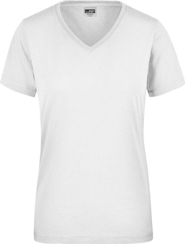 Strapazierfähiges und pflegeleichtes T-Shirt white, Gr. 3XL