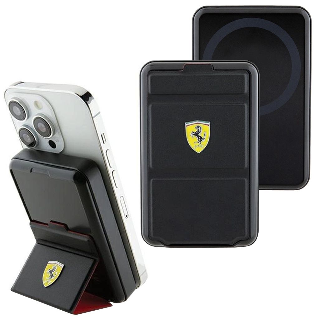 Powerbank Ferrari Metall Logo Magsafe Induktiv 15W 10000 Produktbild 