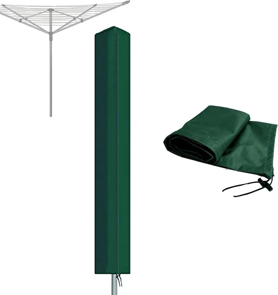 Housse séchoir parapluie 180cm : fini l'étendoir sale et le vent !