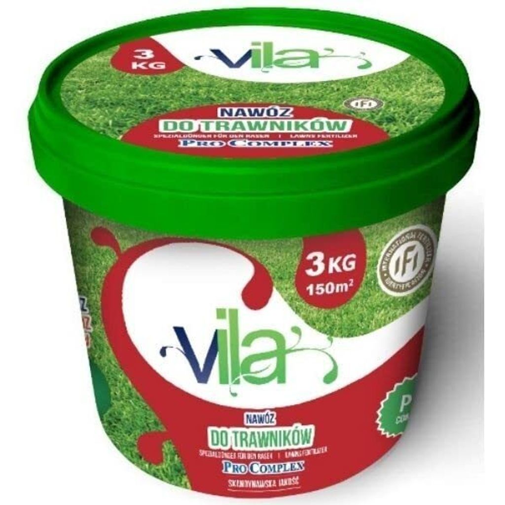 VILA Procomplex Rasendünger 3 kg Eimer für Frühjahr und Sommer – Langzeitwirkung für bis zu 150 m², NPK-Dünger mit Stickstoff, Phosphor und...