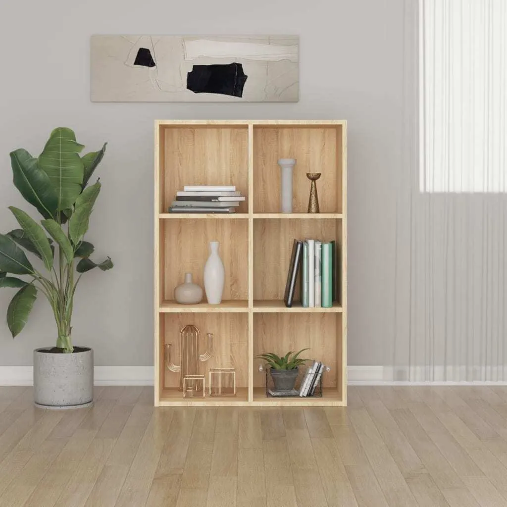 Maison Exclusive - Libreria/Credenza Rovere Sonoma 66x30x98 cm Materiale ligneo