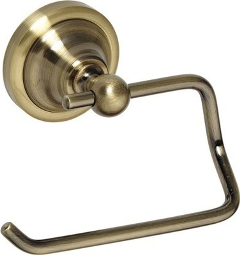 Toilettenabroller WC ohne Deckel RETRO aus Messing 13,5x10x9 cm BEMETA