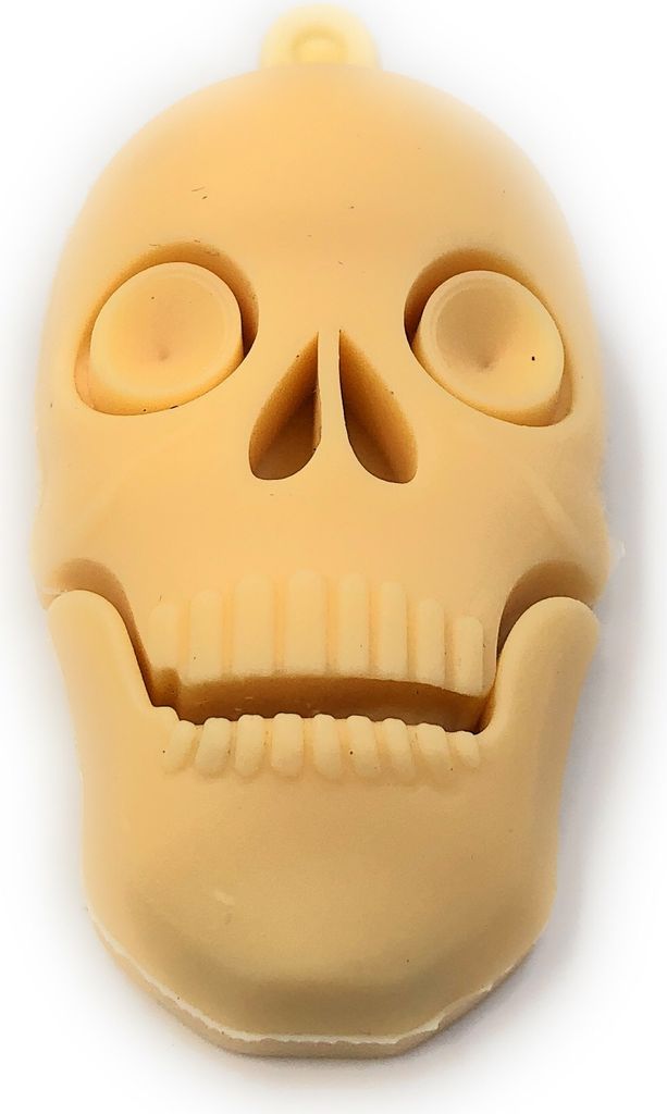 Onwomania Totenkopf in Weiß ganz Hell Funny USB Stick 64 GB USB 2.0