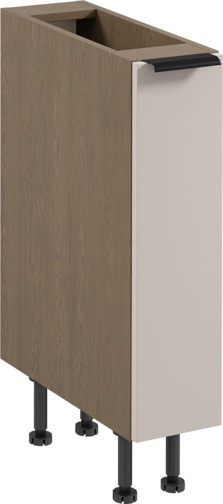 Apothekerschrank 20 x 87 x 52 cm Küchenschrank ohne Arbeitsplatte, Sorento D20C Beige/Eiche
