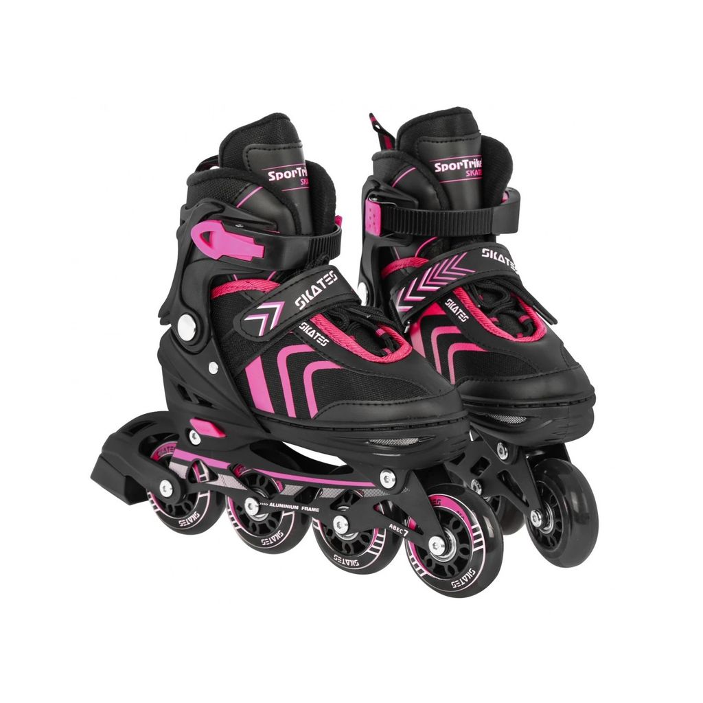 SporTrike Wrotki 4w1 różowo-czarne, rozmiar. 29-33 Zdjęcie produktu 
