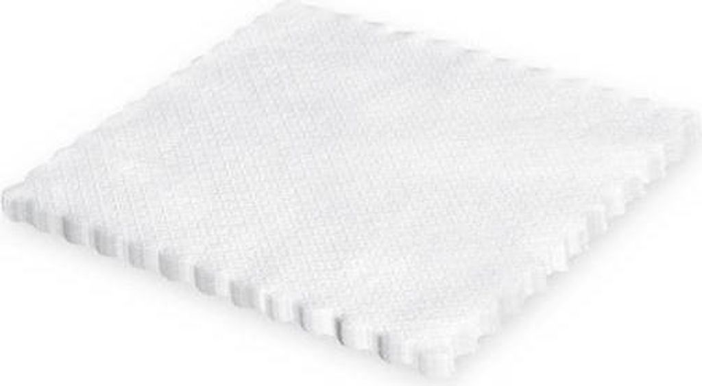 Gezackte Dessertservietten, weiß, 17 x 17 cm, 500 Stück.