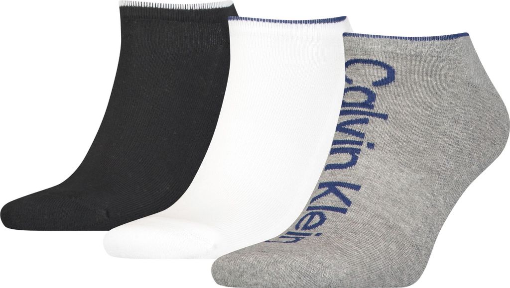 Calvin Klein Trainer Sock 3pk - Multi - 7-11