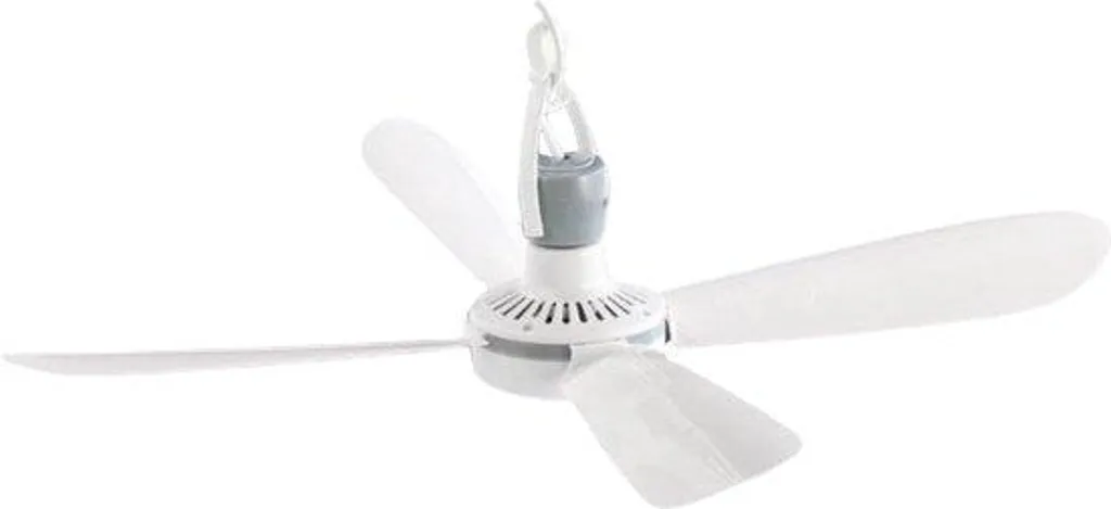 Ventilateur mural compact de 40 cm avec interrupteur intégré et fixation