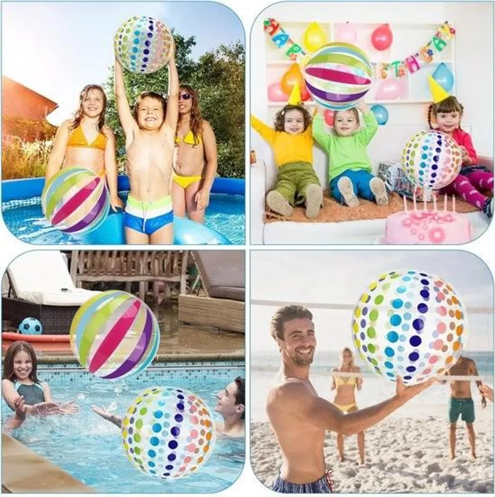 Ballon d'eau gonflable, 2 pièces, diamètre 30 cm, ballons de plage gonflables, ballon