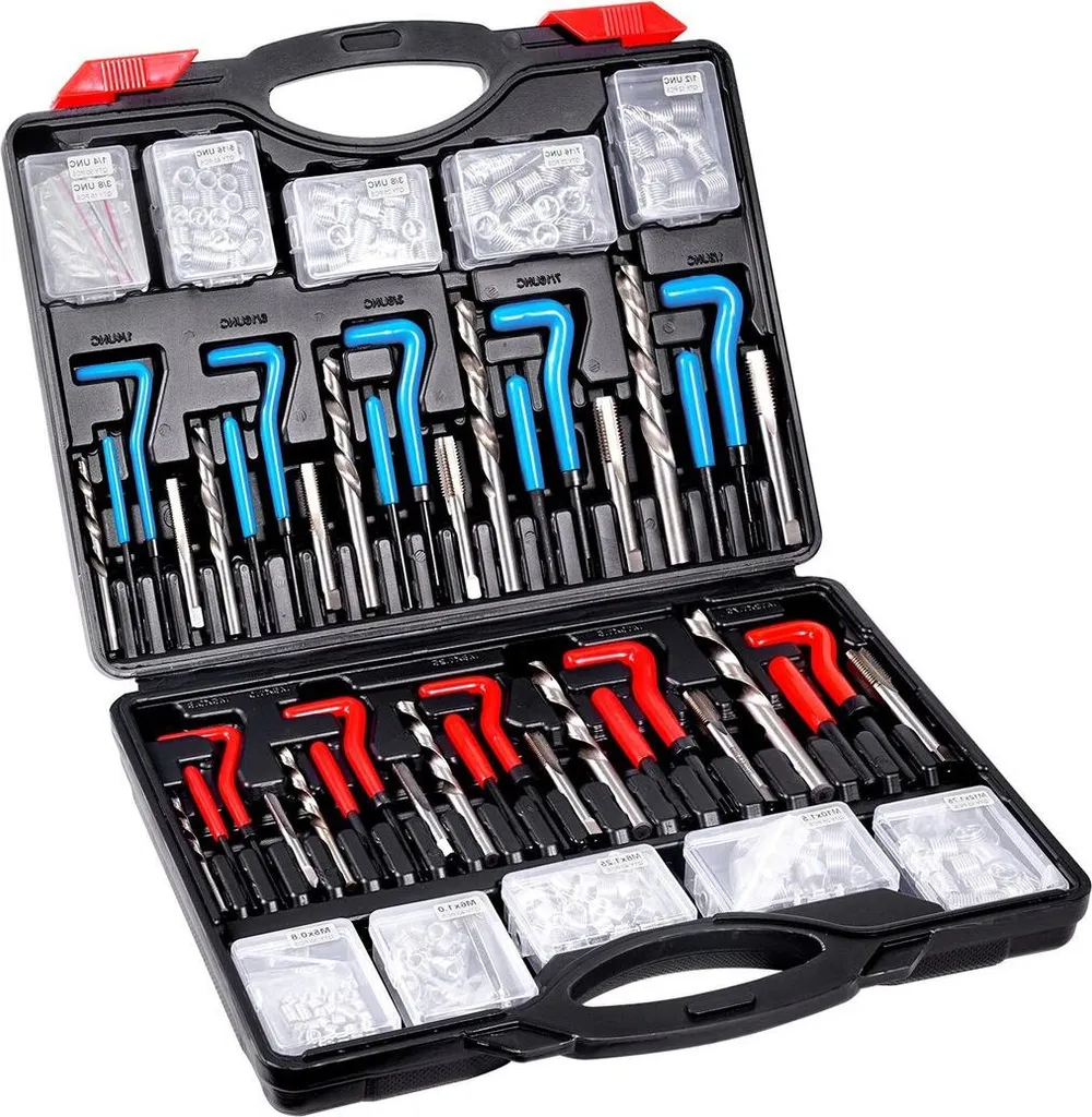 Kit réparation filetage foiré 338 pièces Helicoil Auto et Moto