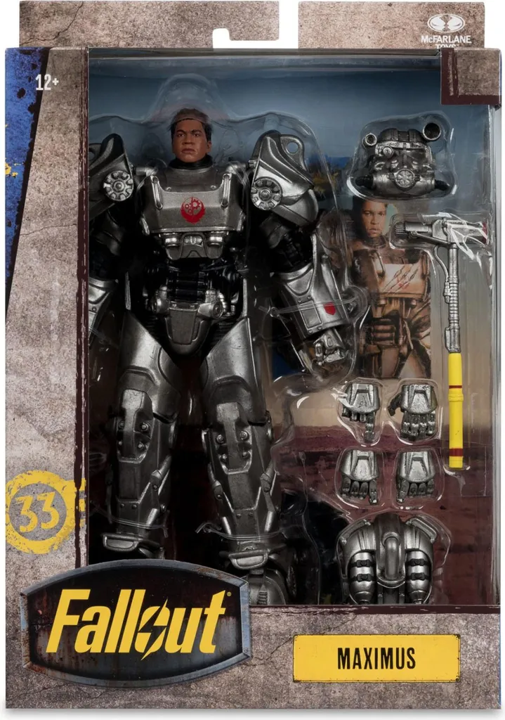 Figurine Maximus Fallout T-60 - Détails ultra-réalistes et taille 19 cm