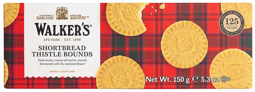 Walkers Shortbread Rounds szkockie kruche pieczywo 150g Zdjęcie produktu 