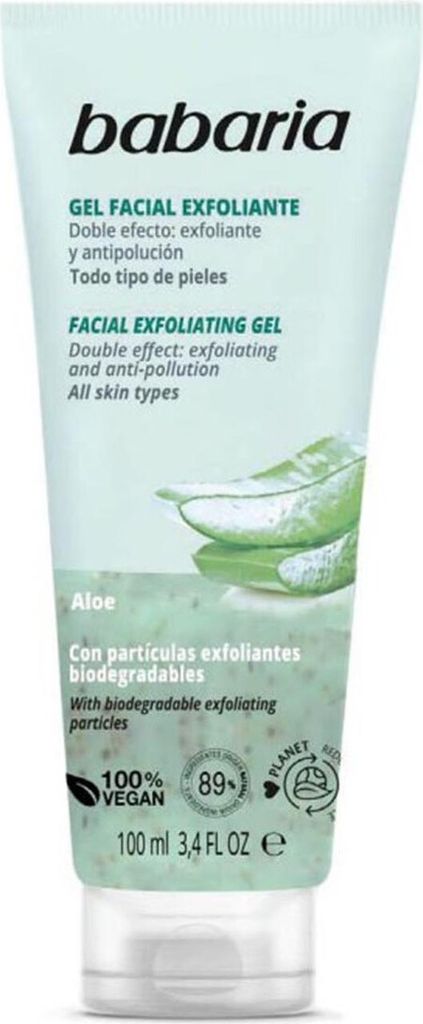 Babaria Aloe Vera Gel Exfoliante Facial 100 ml