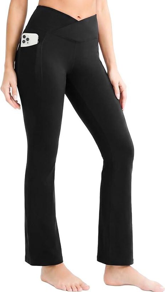 Yogaration Flared Leggings Damen Yogahose Hohe Taille Produktbild 