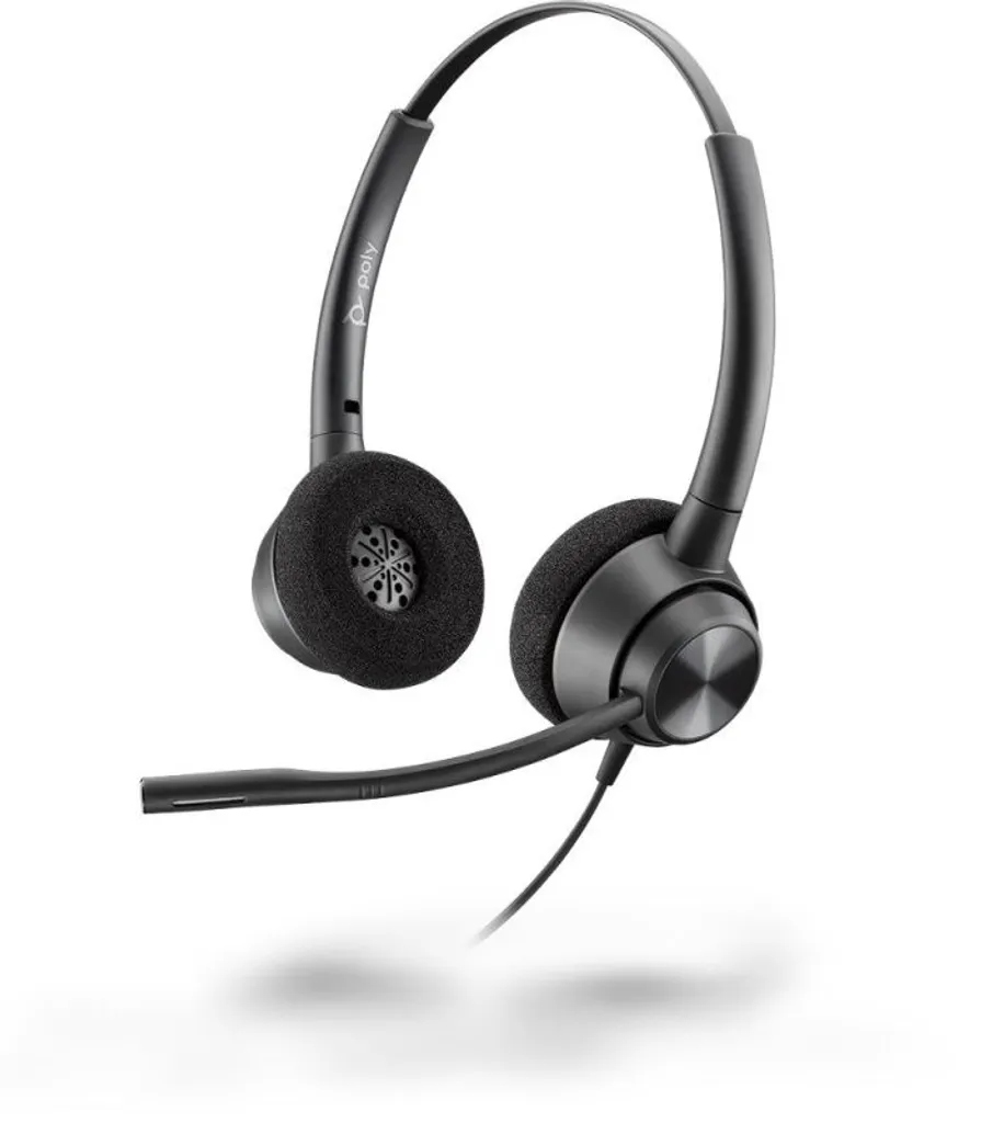 Micro-casque Poly EncorePro 320 USB-A avec micro antibruit pour PC Mac