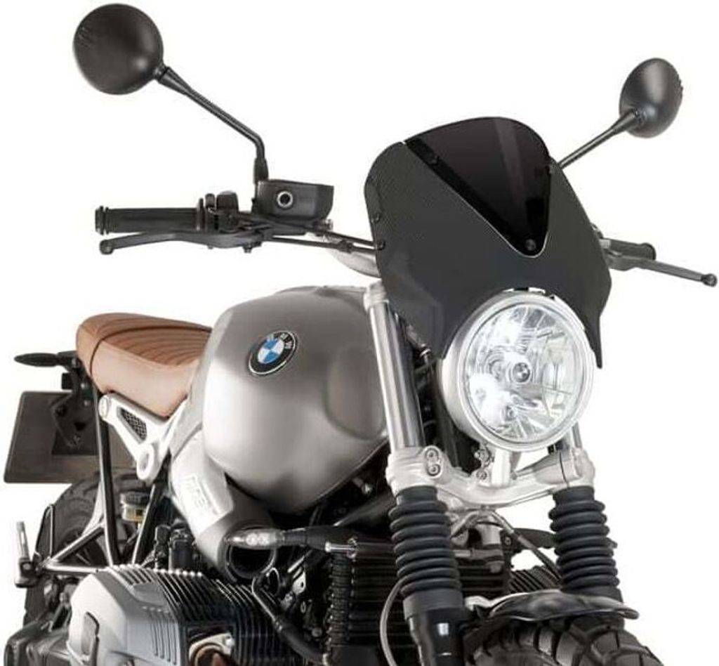 PUIG 9339N Retrovision passend fuer BMW R NINET SCRAMBLER Schwarz