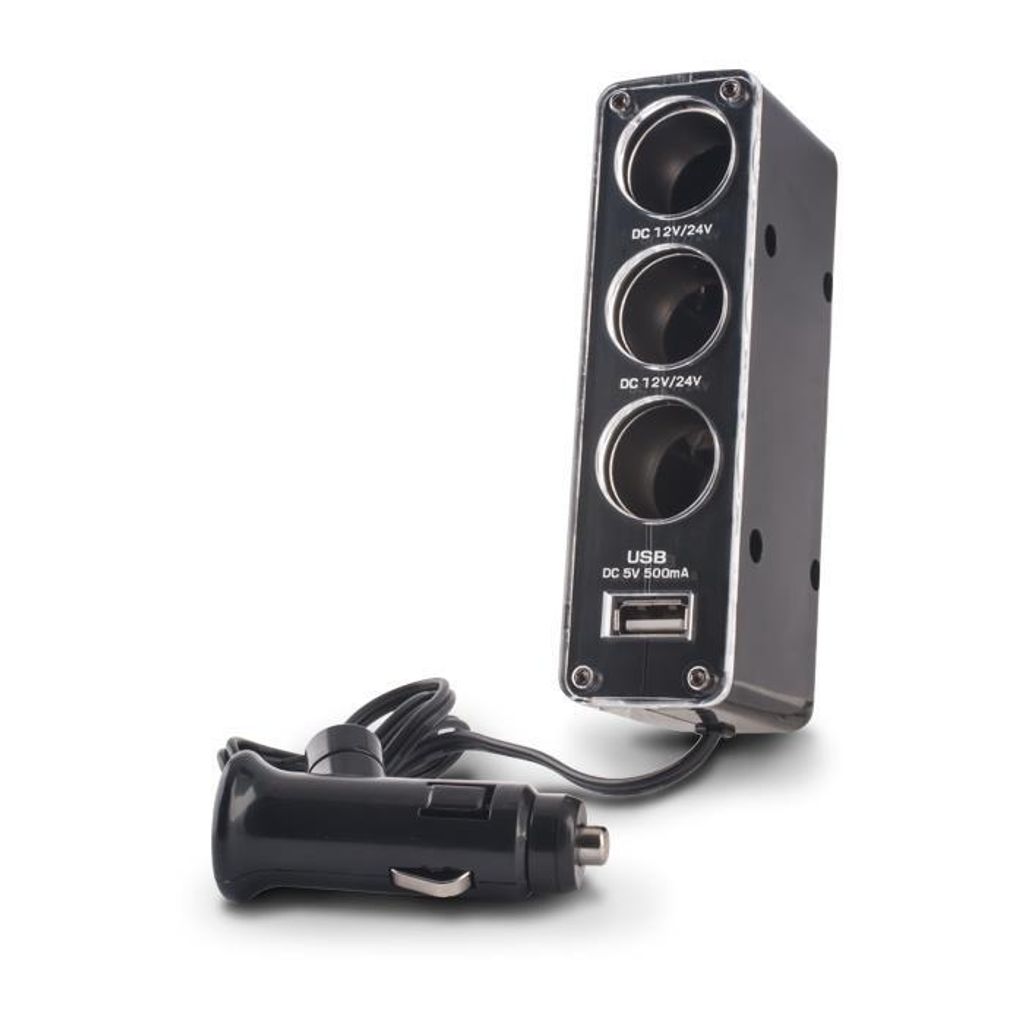 Nabíječka do auta 3v1 Forever s USB kabelem Obrázek produktu 