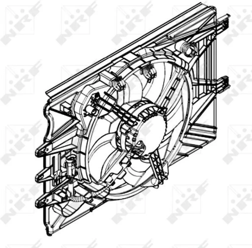 Ventilateur de radiateur pour Fiat 500L : Réparation circuit NRF 47594
