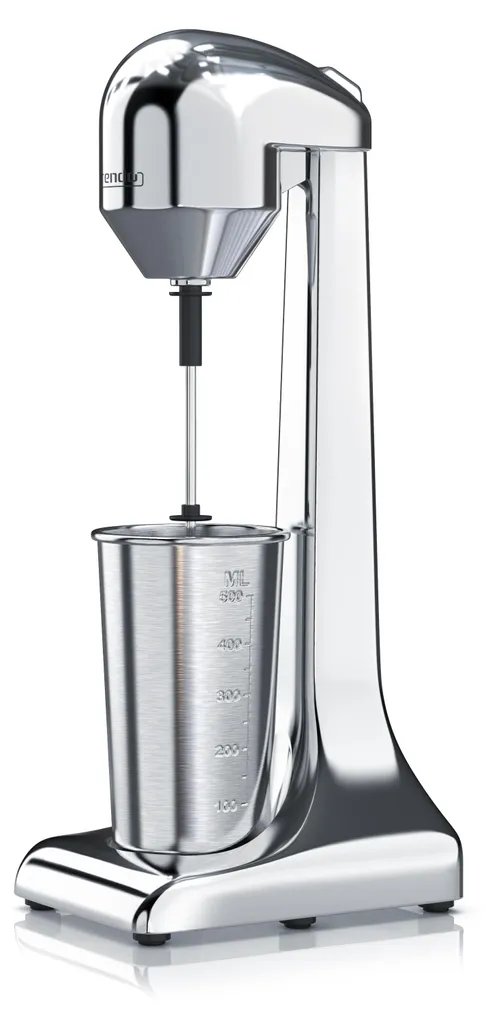 Mélangeur de Boissons Électrique 500ml Arendo Argenté à Deux Vitesses