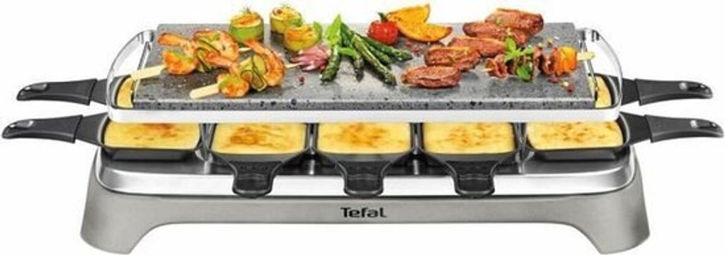 Tefal Raclette Pierrade PR457B für 10 Personen grau Produktbild 18