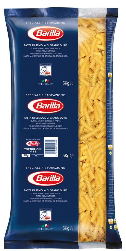 Barilla Włoski makaron z pszenicy durum Tortiglioni numer Zdjęcie produktu 